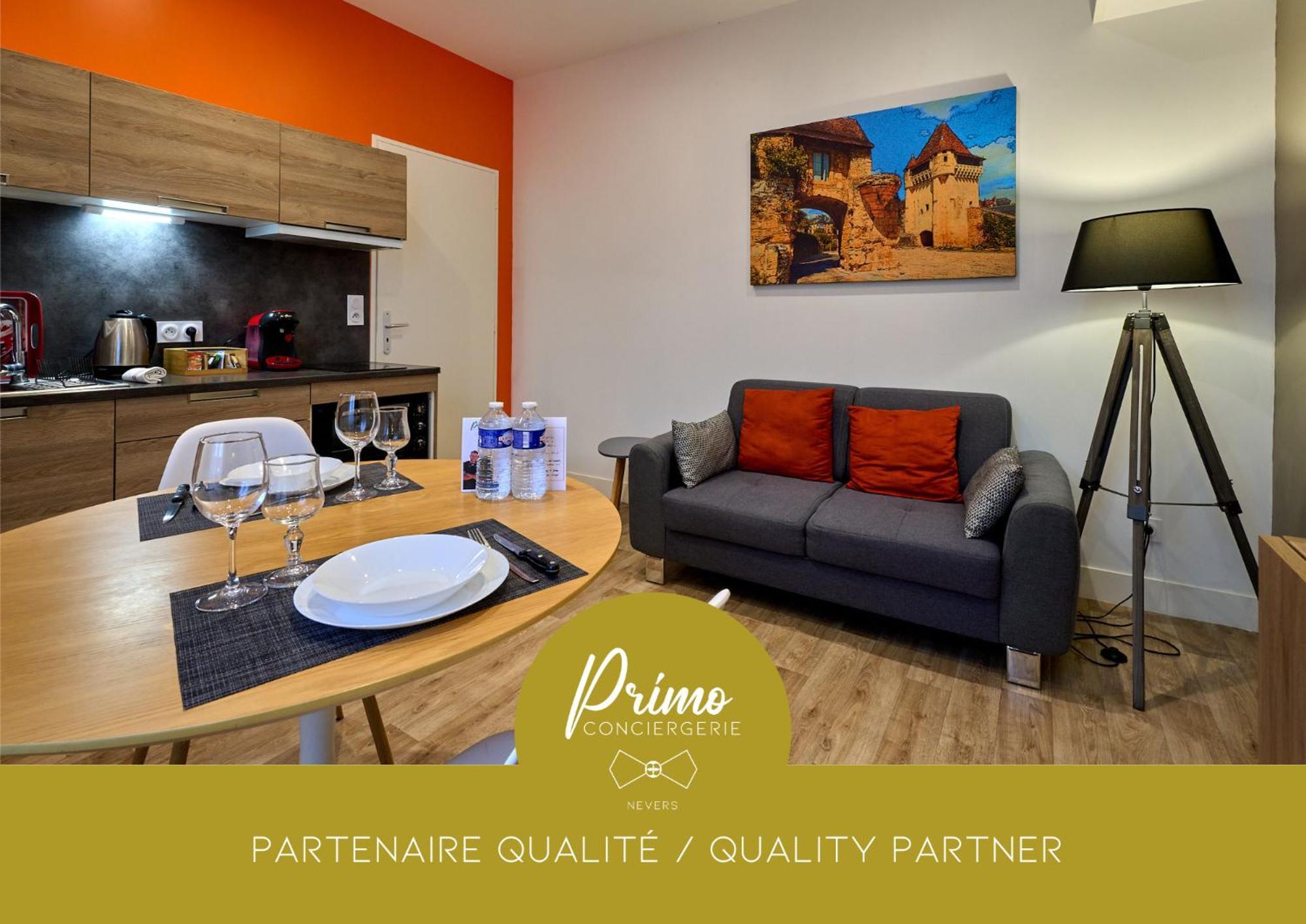 Le Faidherbe Style Appart' Hotel - Wifi Gratuit - Parking Gratuit Calme Et Lumineux Nevers Zewnętrze zdjęcie